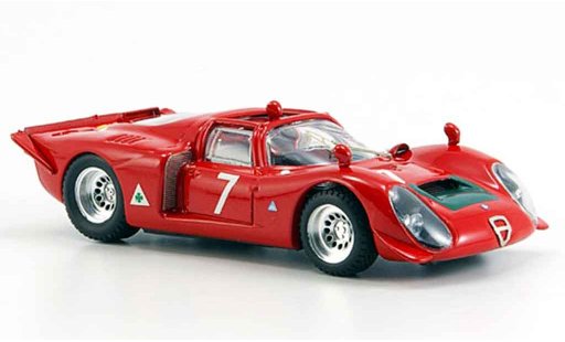 Alfa Romeo 33.2 spyder 1/43 Best 1968 no.7 facetti biscaldi mugello coche miniatura