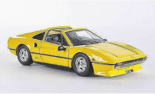 Ferrari 308 GTS 1/43 Best amarillo techo liegt bei 1978 coche miniatura