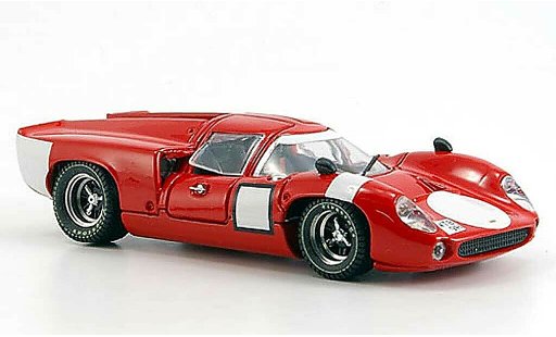 Lola T70 1969 1/43 Best Coupe rojo Strassenversion coche miniatura