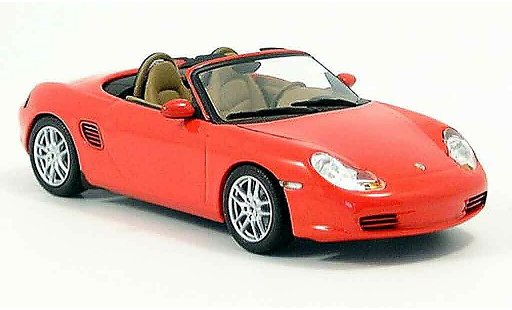 Porsche Boxster Base 1/43 Minichamps rojo 2002 coche miniatura