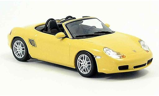 Porsche 718 S 1/43 Minichamps amarillo 2002 coche miniatura