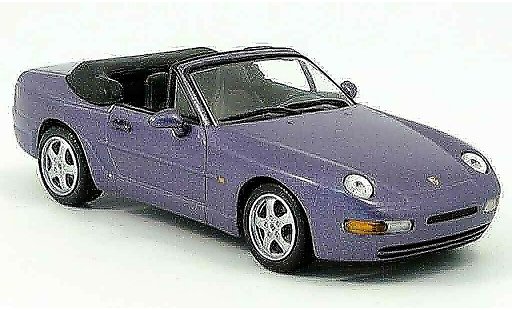 Porsche 968 Cabriolet 1/43 Minichamps Descapotable purple coche miniatura