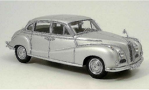 Bmw 502 berline 1/18 Autoart limousine v8 gris blanco 1962 coche miniatura
