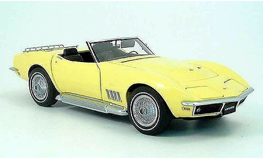 Chevrolet Corvette Coupe 1/18 Autoart C3 amarillo 1969 coche miniatura