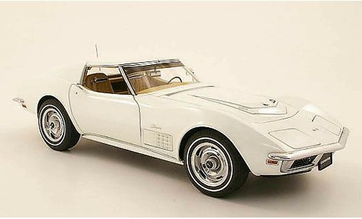 Chevrolet Corvette Coupe 1/18 Autoart C3 blanco 1970 coche miniatura
