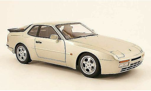 Porsche 944 1985 1/18 Autoart turbo gris metallisee coche miniatura