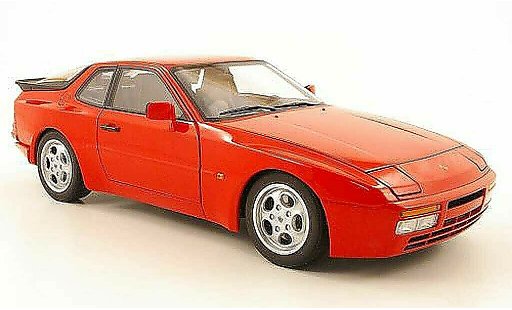 Porsche 944 1985 1/18 Autoart turbo rojo coche miniatura