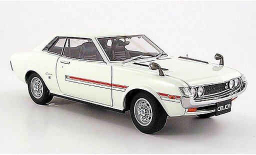 Toyota Celica 1600 GT 1/18 Autoart (ta 22) blanco 1970 coche miniatura