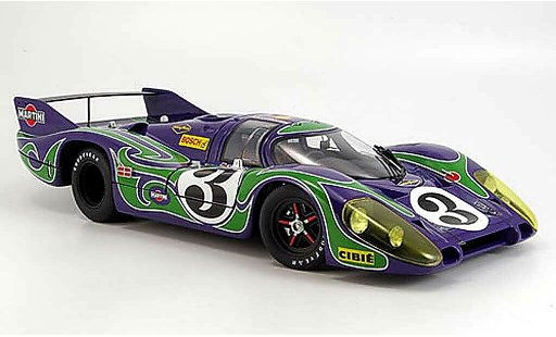 Porsche 917 1970 1/18 Autoart l no.3 hippie zweiter platz le mans coche miniatura