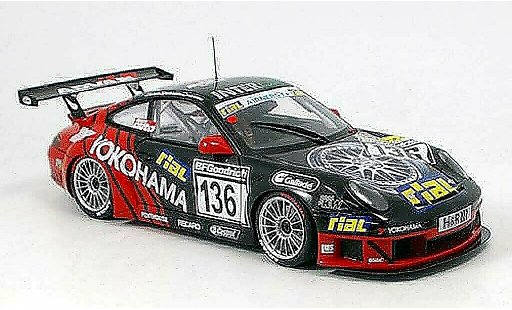 Porsche 911 GT3 RSR 1/18 Autoart no.136 nurburgring 2005 coche miniatura