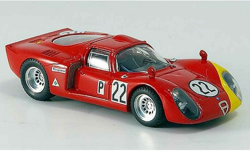 Alfa Romeo 33.2 daytona 1/43 Best 1968 No.22 Casoni/Biscardi coche miniatura