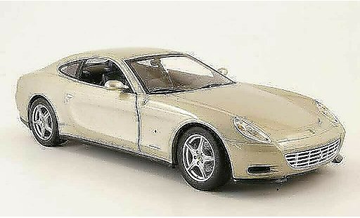 Ferrari 612 Scaglietti 1/18 Hot Wheels champagne coche miniatura