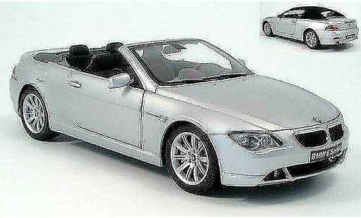 Bmw 645 Cabriolet 1/18 Kyosho E64 ci gris 2004 coche miniatura
