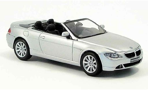Bmw 645 Cabriolet 1/43 Kyosho E64 CI Descapotable gris metallisee capota liegt bei coche miniatura