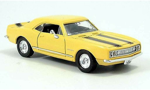Chevrolet Camaro Z28 1/43 Yat Ming amarillo/negro 1967 coche miniatura