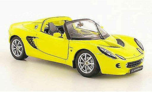 Lotus Elise 111S 1/18 Welly amarillo RHD 2002 coche miniatura