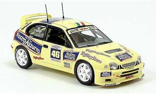 Toyota Corolla WRC 1/43 IXO rossi monza 2003 coche miniatura