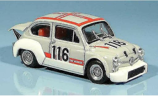 Fiat Abarth 1000 Berlina Corsa 1/43 Brumm Gr. 2 70 No.116 Svolte di Popoli 1970 coche miniatura