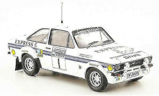 Ford Escort Berlina 1/43 Trofeu Express 4thR.A.C. Roger Clark Stuart P 1977 coche miniatura