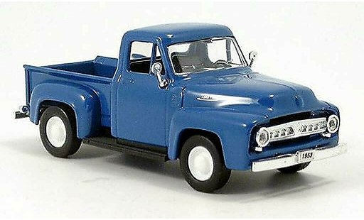 Ford F-100 Pickup 1/43 Yat Ming F 100 Pick Up azul 1953 coche miniatura