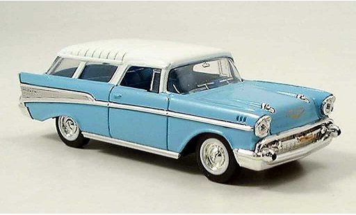 Chevrolet Nomad Station Wagon 1/43 Yat Ming azul 1957 coche miniatura