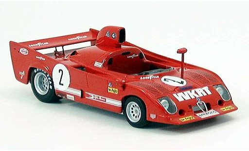 Alfa Romeo 33.3 tt12 1/43 Minichamps 1975 tt 12 no.2 laffite nerzario ganador monza coche miniatura