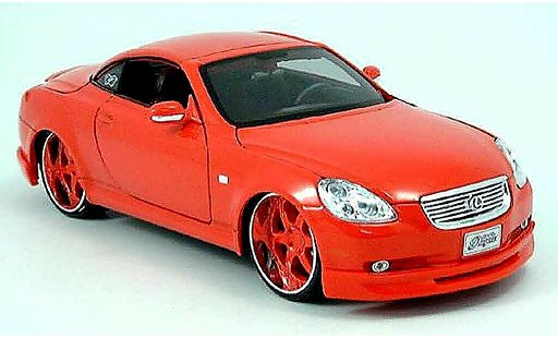 Lexus SC 430 1/18 Maisto tuning car rojo coche miniatura