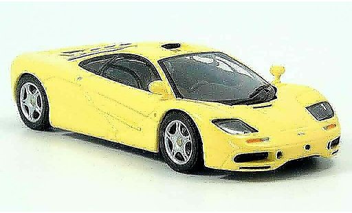 McLaren F1 GTR GTR 1/43 Minichamps amarillo coche miniatura