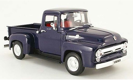 Ford F-100 Pickup 1/18 Welly 00 pick up azul 1956 coche miniatura
