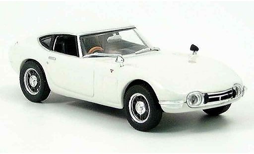 Toyota 2000 GT 1967 1/43 Norev blanco coche miniatura