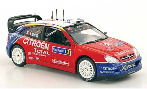 Citroen Xsara WRC 2004 1/43 Norev No.3 S.Loeb / D.Elena Tour de Corse coche miniatura