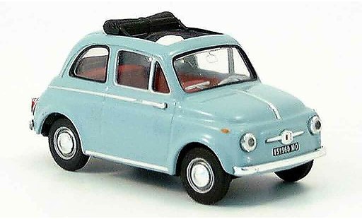 Fiat 500 D 1/43 Vitesse azul coche miniatura
