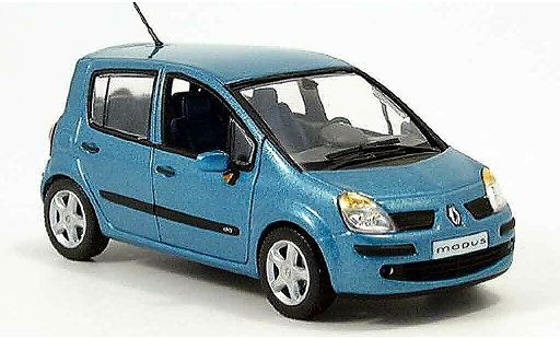 Renault Modus Base 1/43 Norev turquesa 2004 coche miniatura