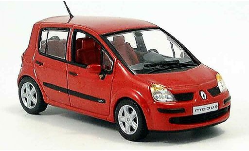 Renault Modus Base 1/43 Norev rojo 2004 coche miniatura