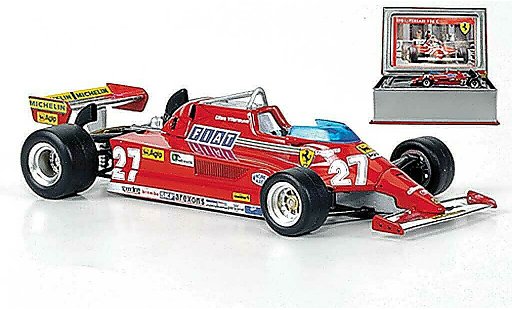 Ferrari 126 C2 1/43 IXO No. 27 G.Villeneuve GP Monaco coche miniatura