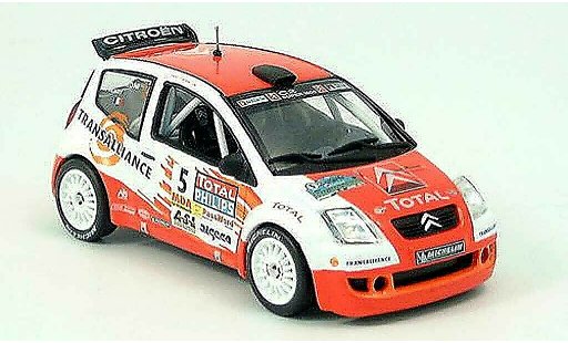 Citroen C2 S1600 1/43 Norev No.5 Rally de Lyon coche miniatura