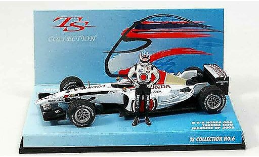 Honda F1 Base 1/43 Minichamps BAR 005 T. Sato GP Japan 2002 coche miniatura