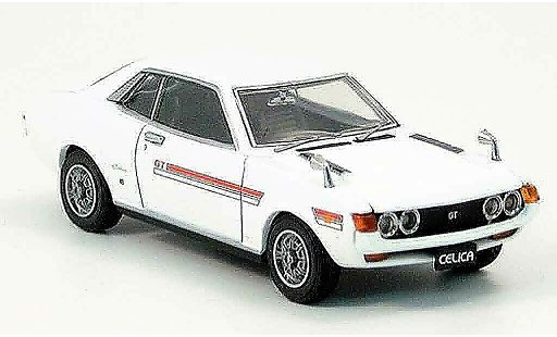 Toyota Celica Base 1/43 Ebbro 1600 gt blanco coche miniatura