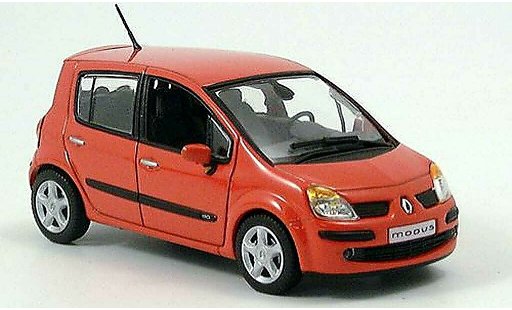 Renault Modus Base 1/43 Norev rojo naranja 2004 coche miniatura