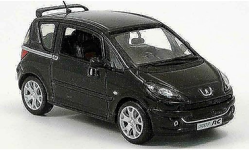 Peugeot 1007 RC 1/43 Norev negro 2004 coche miniatura