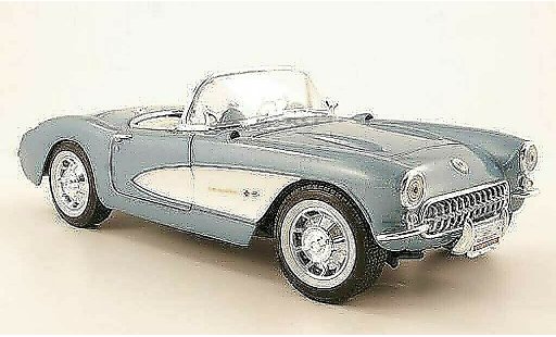 Chevrolet Corvette Convertible 1/18 Yat Ming C1 azul 1957 coche miniatura