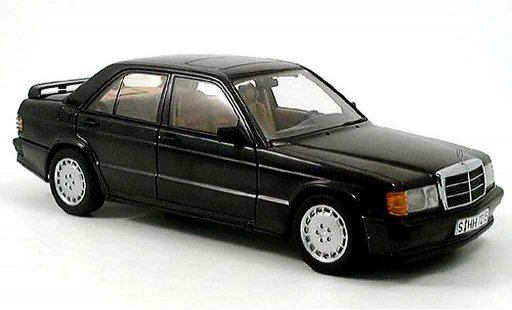 Mercedes 190 Base 1/18 Autoart 2.3-16v antracita coche miniatura