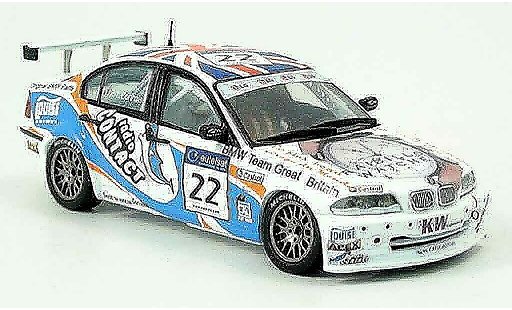 Bmw 320 etcc 1/43 Spark E46 si No. 22 2002 coche miniatura