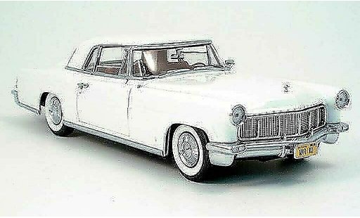Lincoln Continental 1956 1/18 Yat Ming mk ii blanco coche miniatura