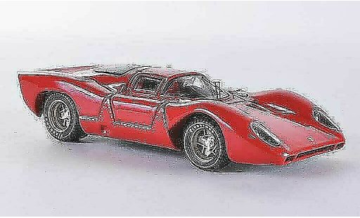 Ferrari 312 P 1/43 Best Coupe rojo 1969 coche miniatura