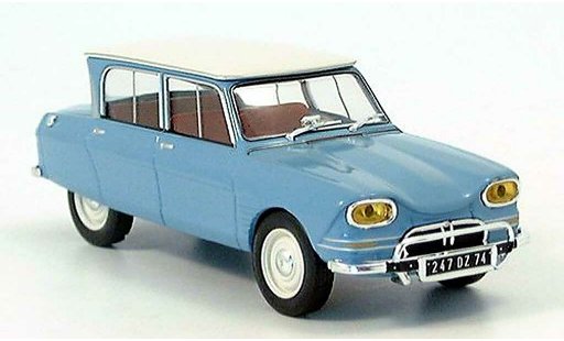 Citroen Ami 6 Berline 1/43 IXO azul/blanco coche miniatura