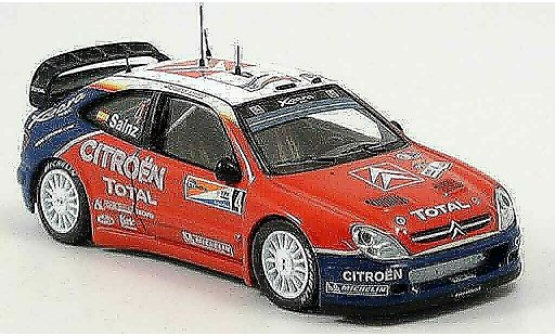 Citroen Xsara WRC 2004 1/43 IXO sainz martin ganador argentine coche miniatura