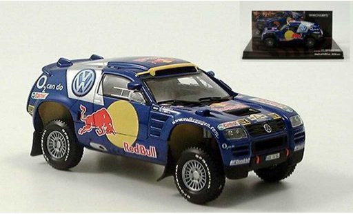 Volkswagen Touareg Dakar 1/43 Minichamps Presentation Motor-Show Essen 2004 coche miniatura