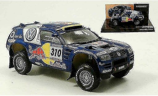 Volkswagen Touareg Dakar 1/43 Minichamps rallye kleinschmidt pons 2005 coche miniatura