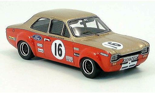 Ford Escort RS 1600 1/43 Trofeu 16000 TC B. Hatch 1968 coche miniatura